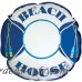 Rightside Design I Sea Life Coastal Beach House Preserver Outdoor Sunbrella Throw Pillow RLP1154